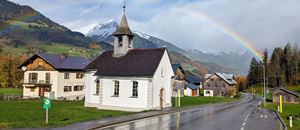 ein Regenbogen im November