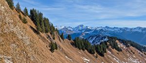 Herrlicher Blick von oberhalb der Alpe Sentum
