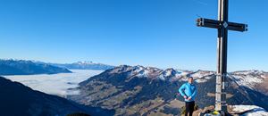 beim Gipfelkreuz der Kellaspitze