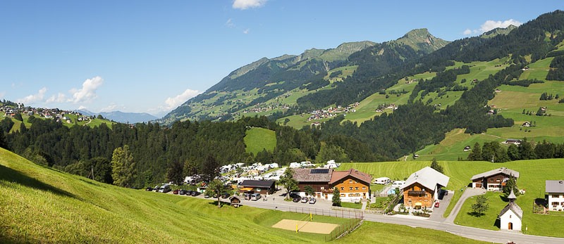 Unser Campingplatz im Ortsteil Plazera