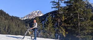 Erste Biketour in Richtung Alpe Laguz