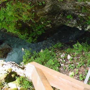 Blick in die atemberaubende Schlucht